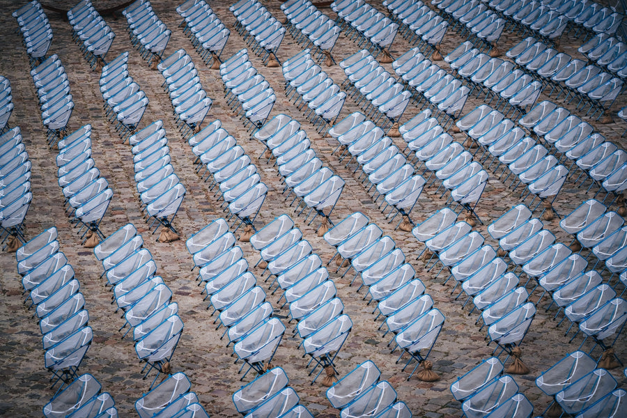 Where 2,000 Chairs Meet The Louvre