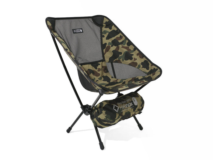 A Helinox x BAPE camp chair.