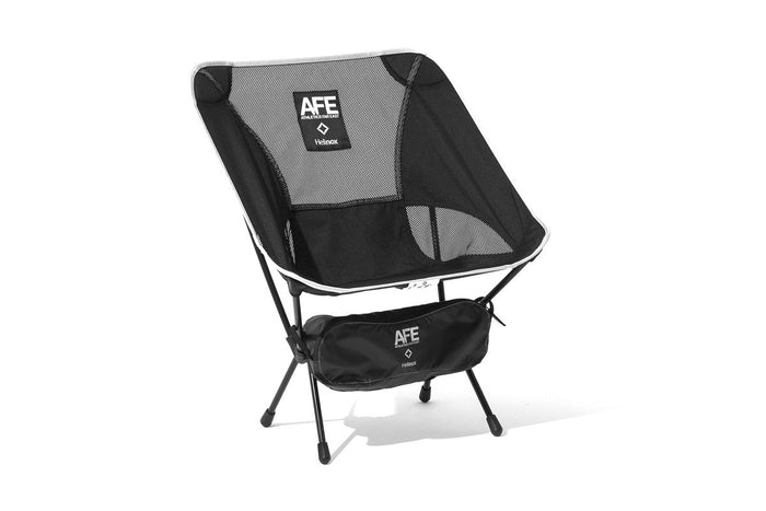 A Helinox x PRRC and AFE camp chair.