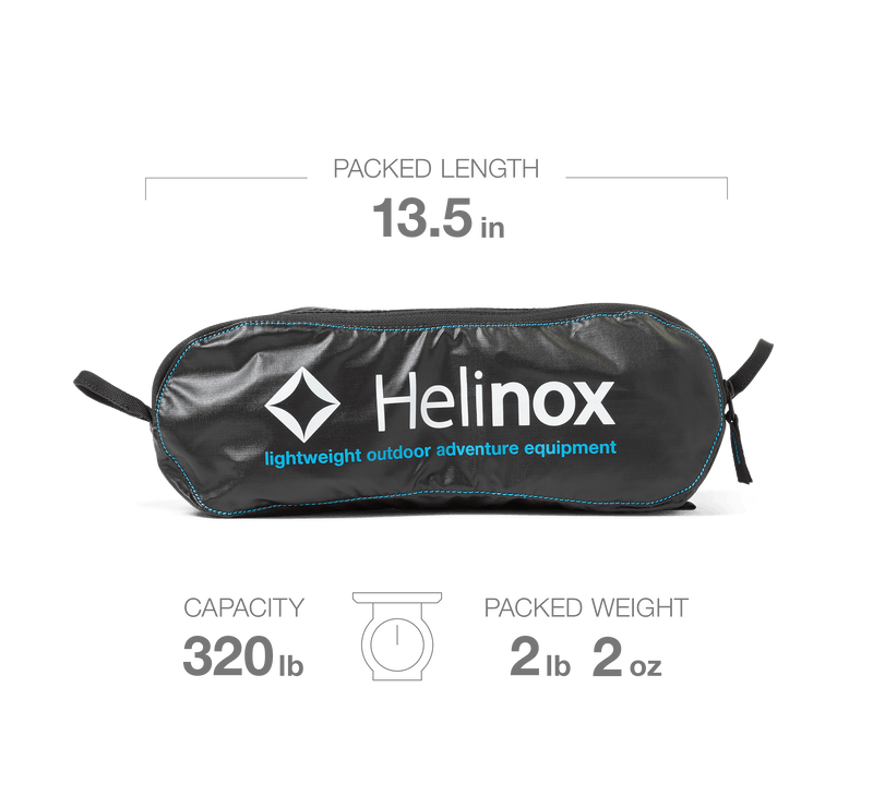 IF YOU ARE LOOKING FOR THE ULTIMATE CHAIR TO CIRCLE UP AROUND THE CAMPFIRE, LOOK NO FURTHER THAN HELINOX'S LIGHTWEIGHT AND PORTABLE CHAIR ONE.