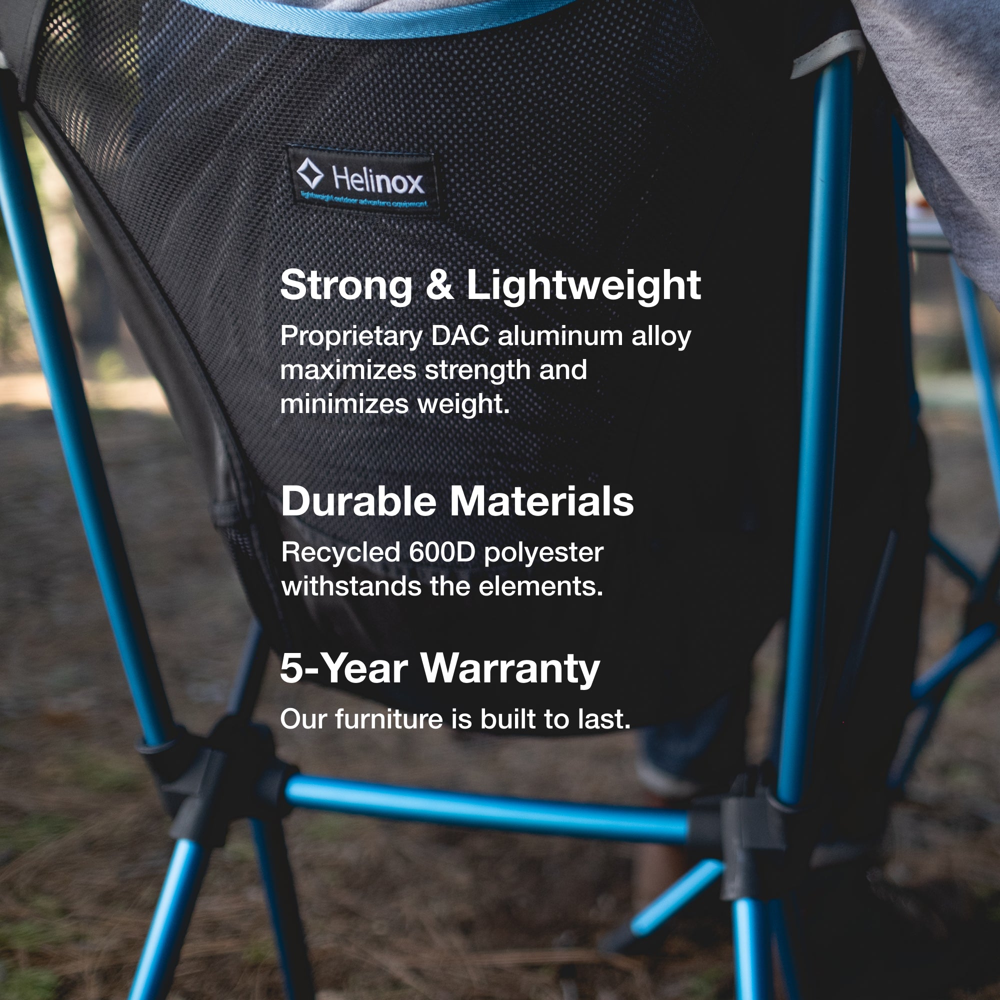 Helinox Café Chair | Free Shipping & 5 Year Warranty