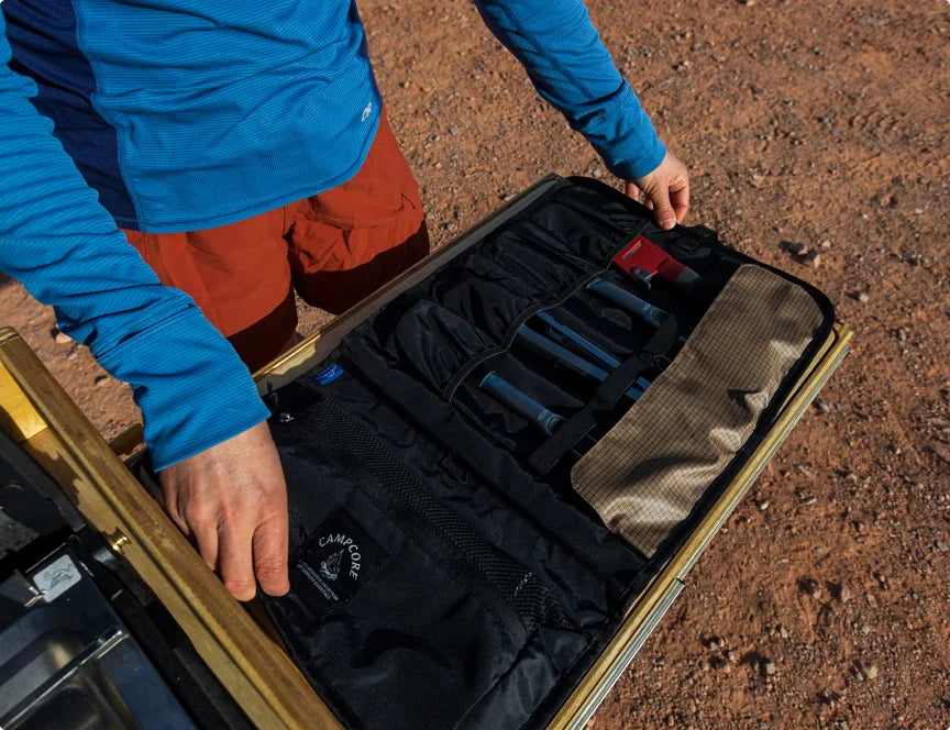 Opening the CampCore organizer