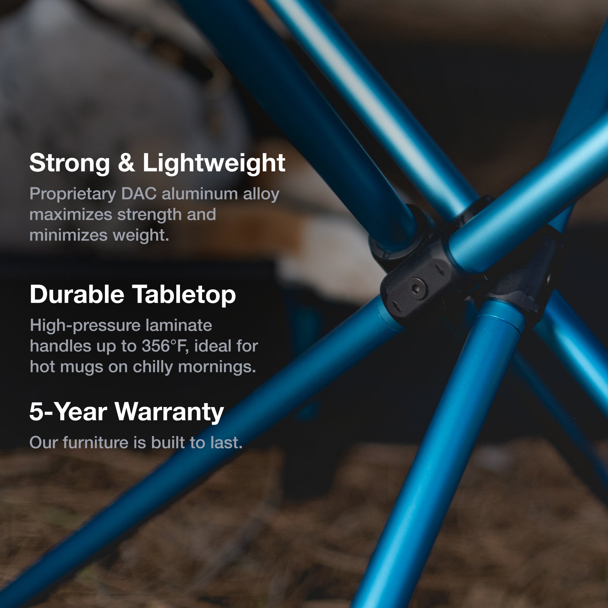 Helinox Café Table | Free Shipping & 5 Year Warranty