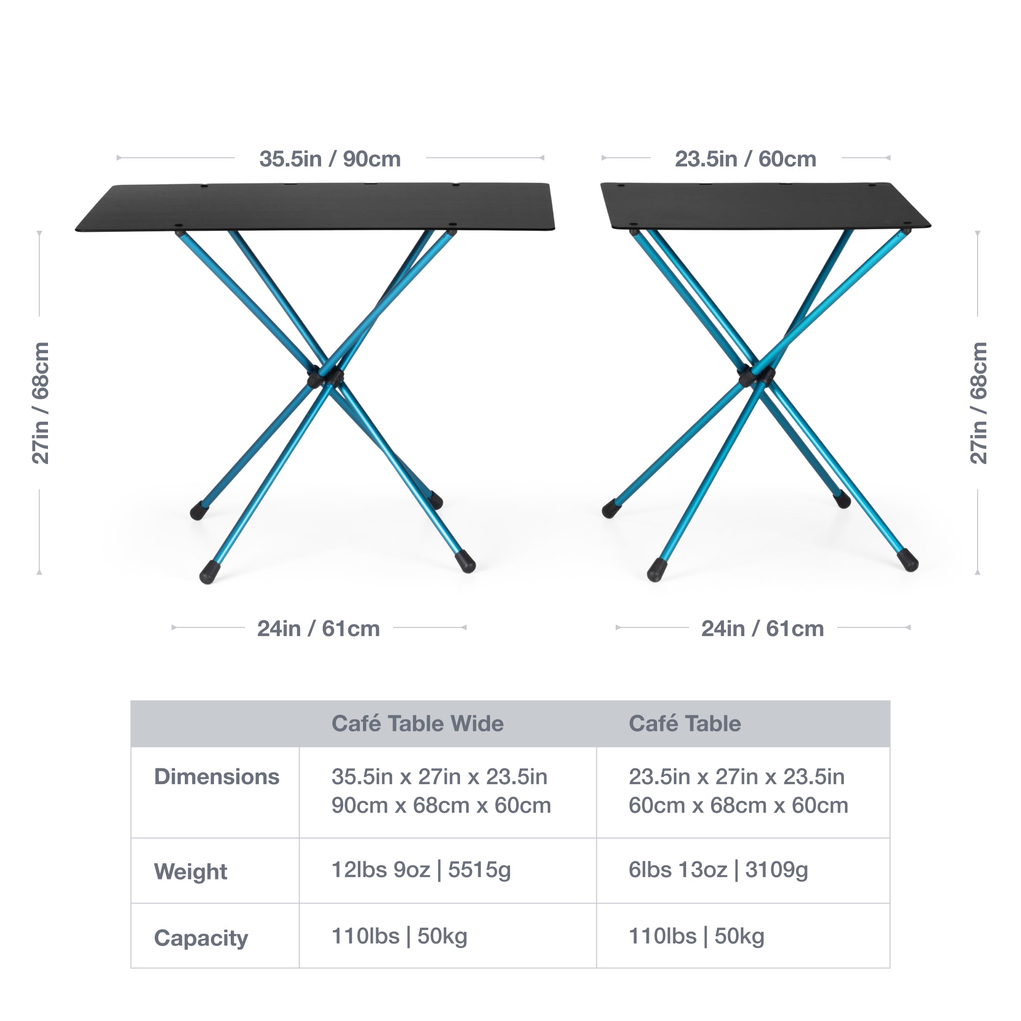Helinox Café Table | Free Shipping & 5 Year Warranty