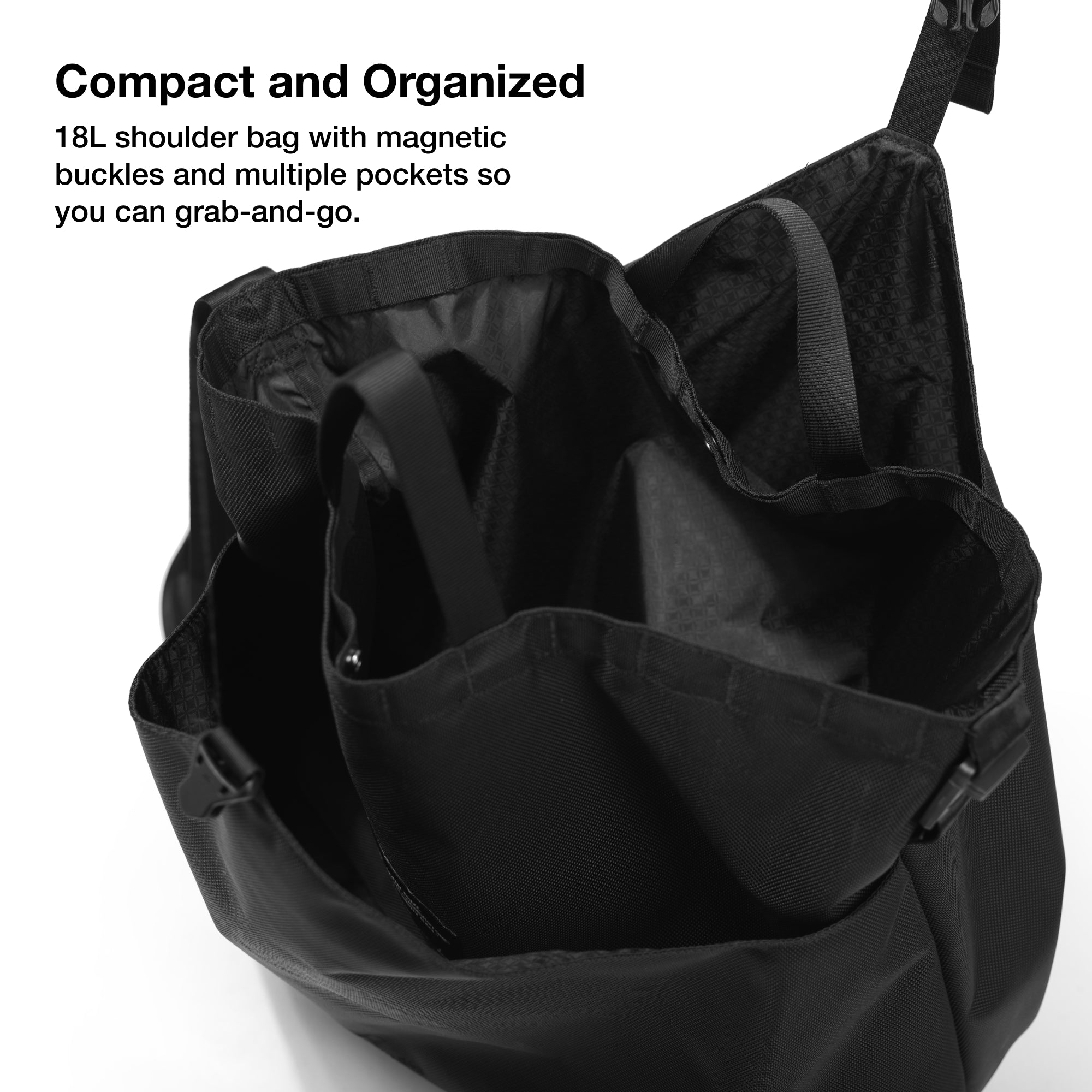 Accent quilting bag／black Leather Kensington X Bag Black Quilted | Kurt Geiger
