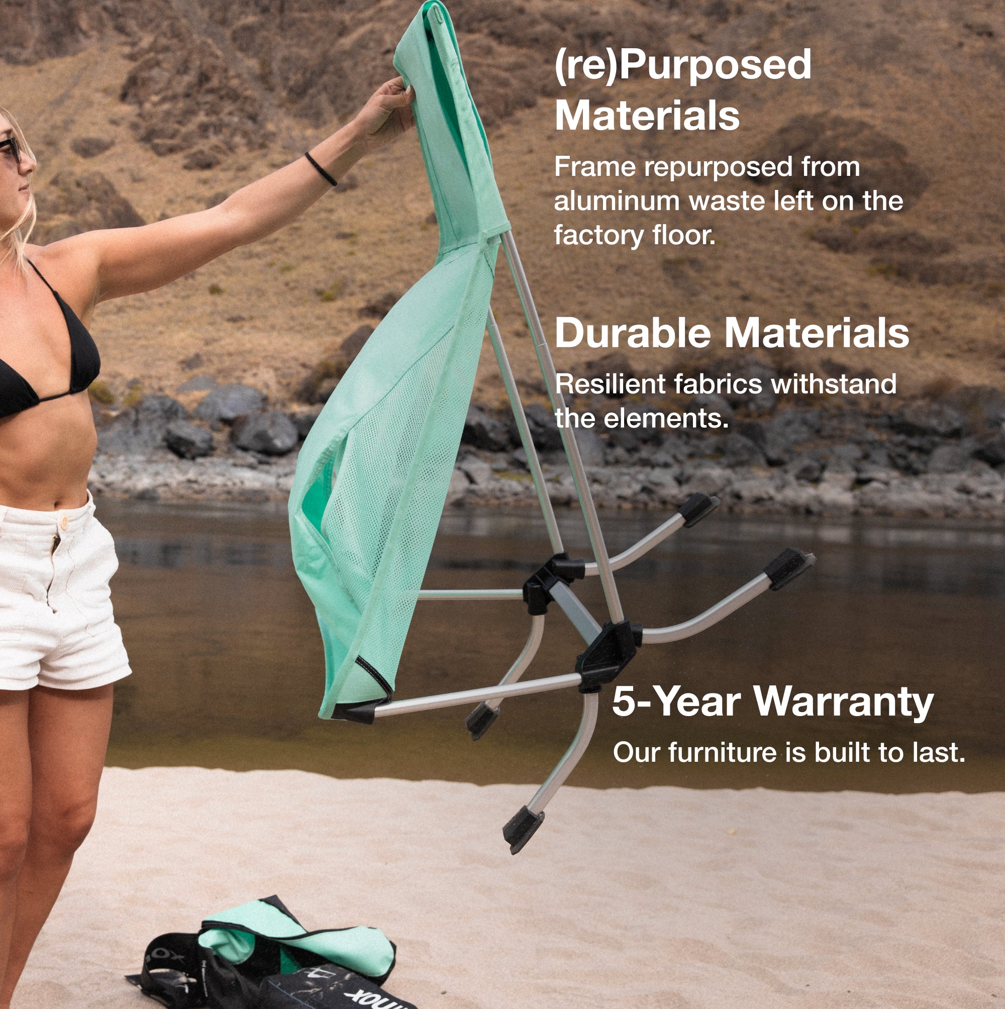 Helinox Beach Chair (re) | Free Shipping & 5 Year Warranty