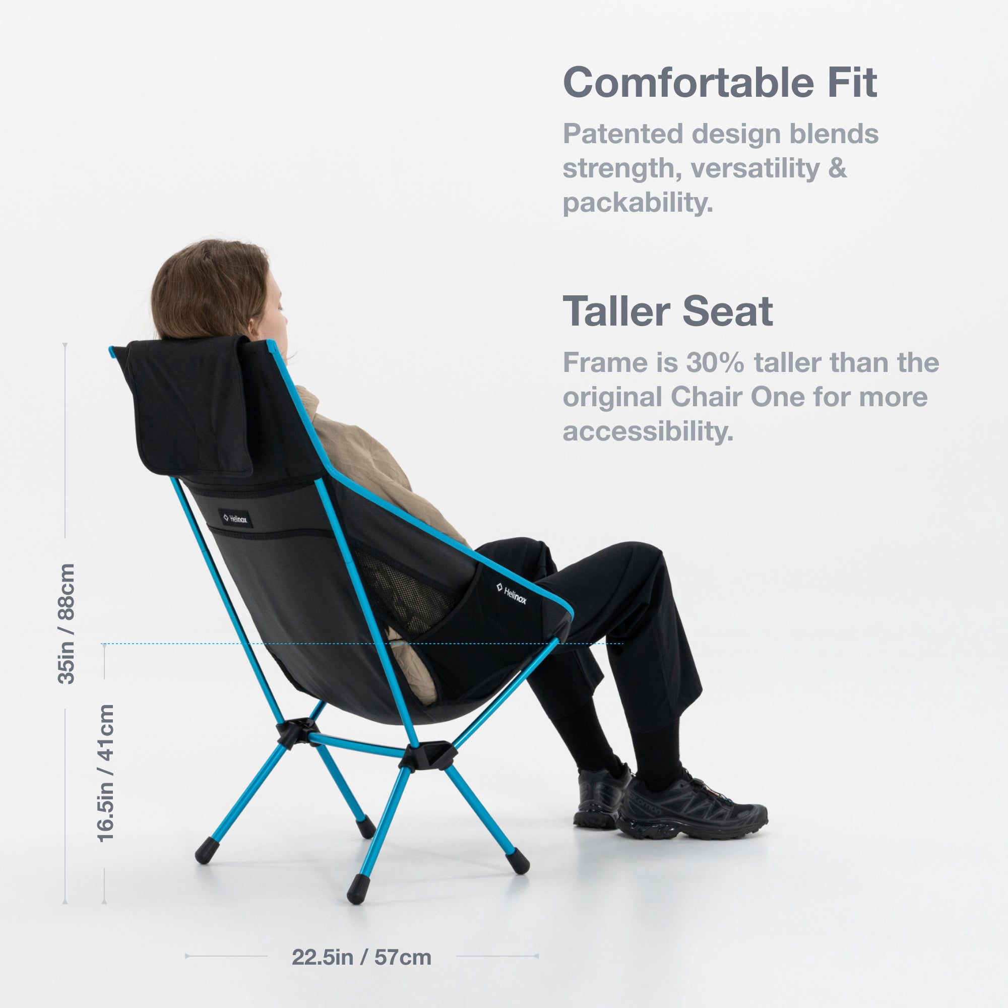 Helinox Chair One High-Back (re) | Free Shipping & 5 Year Warranty